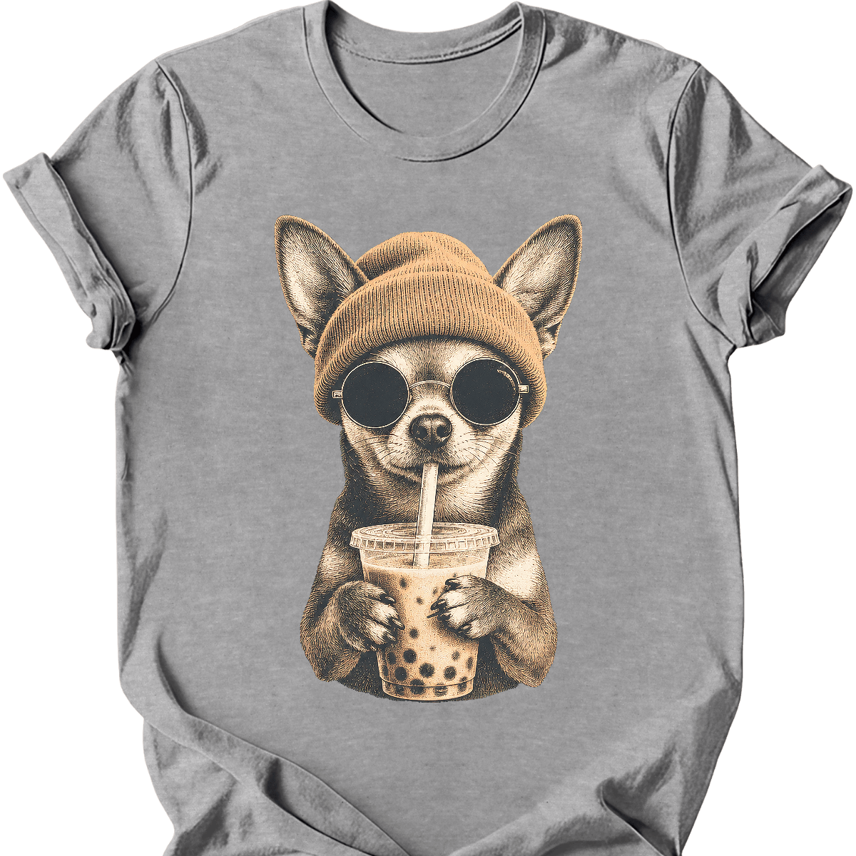 Chihuahua - Hipster Dog T-Shirt
