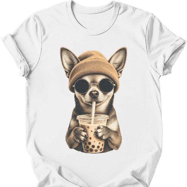 Chihuahua - Hipster Dog T-Shirt