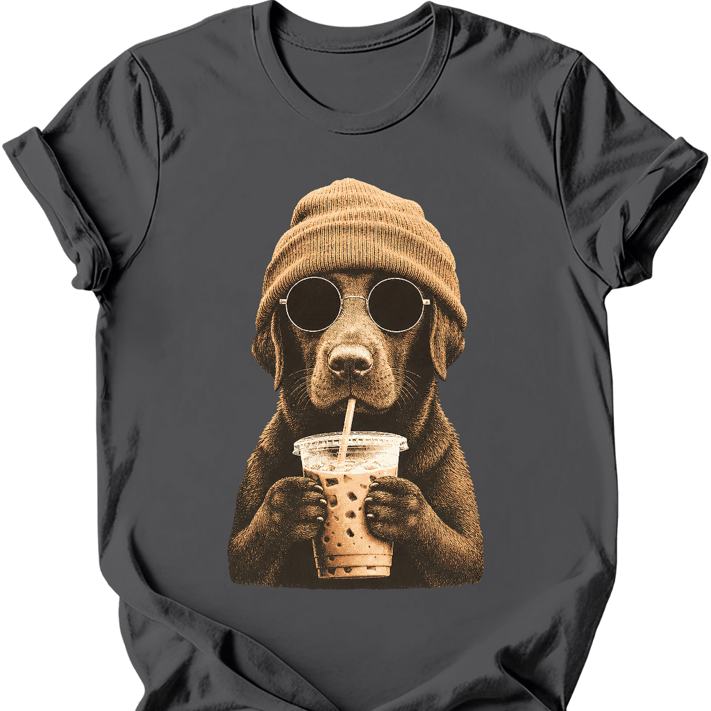 Chocolate Labrador - Hipster Dog T-Shirt