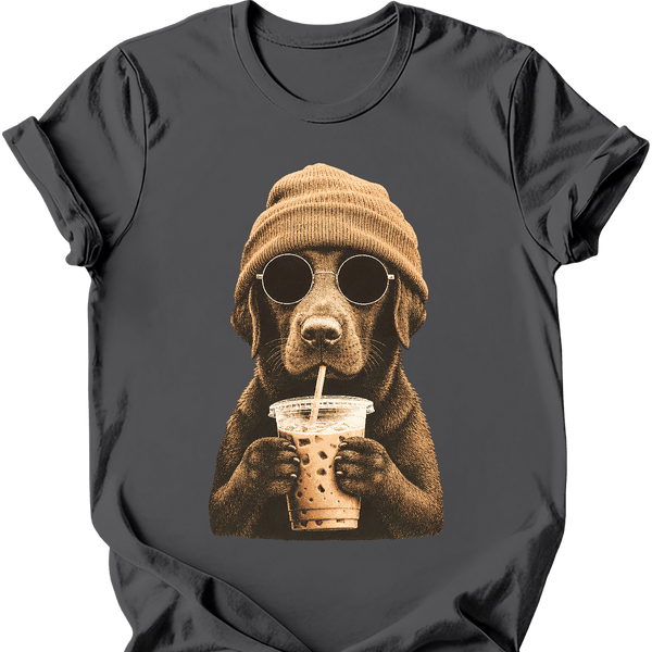 Chocolate Labrador - Hipster Dog T-Shirt