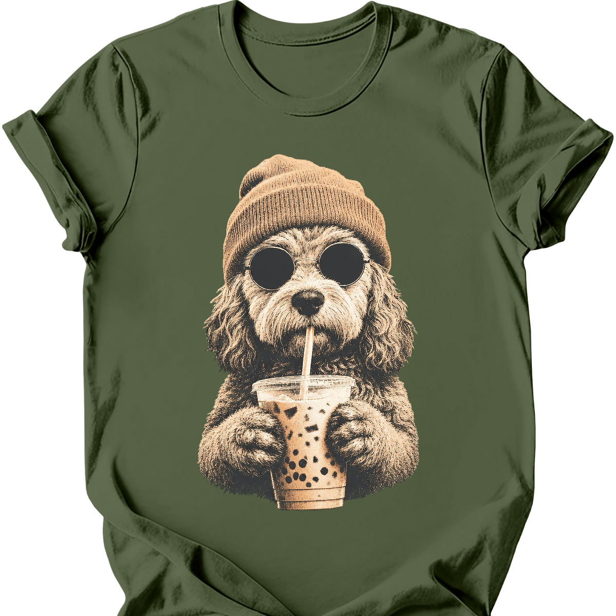 Cockapoo - Hipster Dog T-Shirt Main image