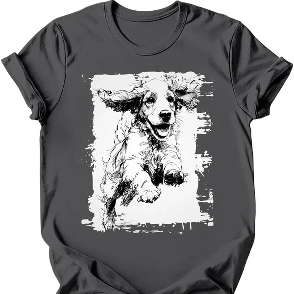 Cocker Spaniel - Running Dog T-Shirt