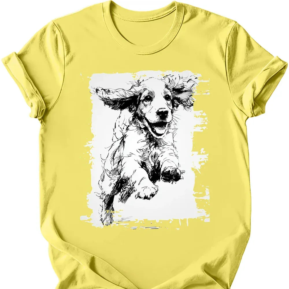 Cocker Spaniel - Running Dog T-Shirt