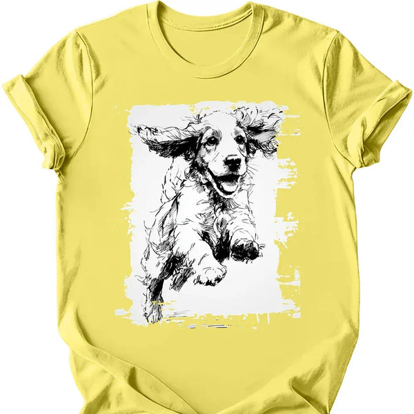 Cocker Spaniel - Running Dog T-Shirt