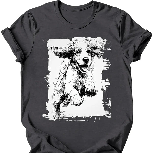 Cocker Spaniel - Running Dog T-Shirt