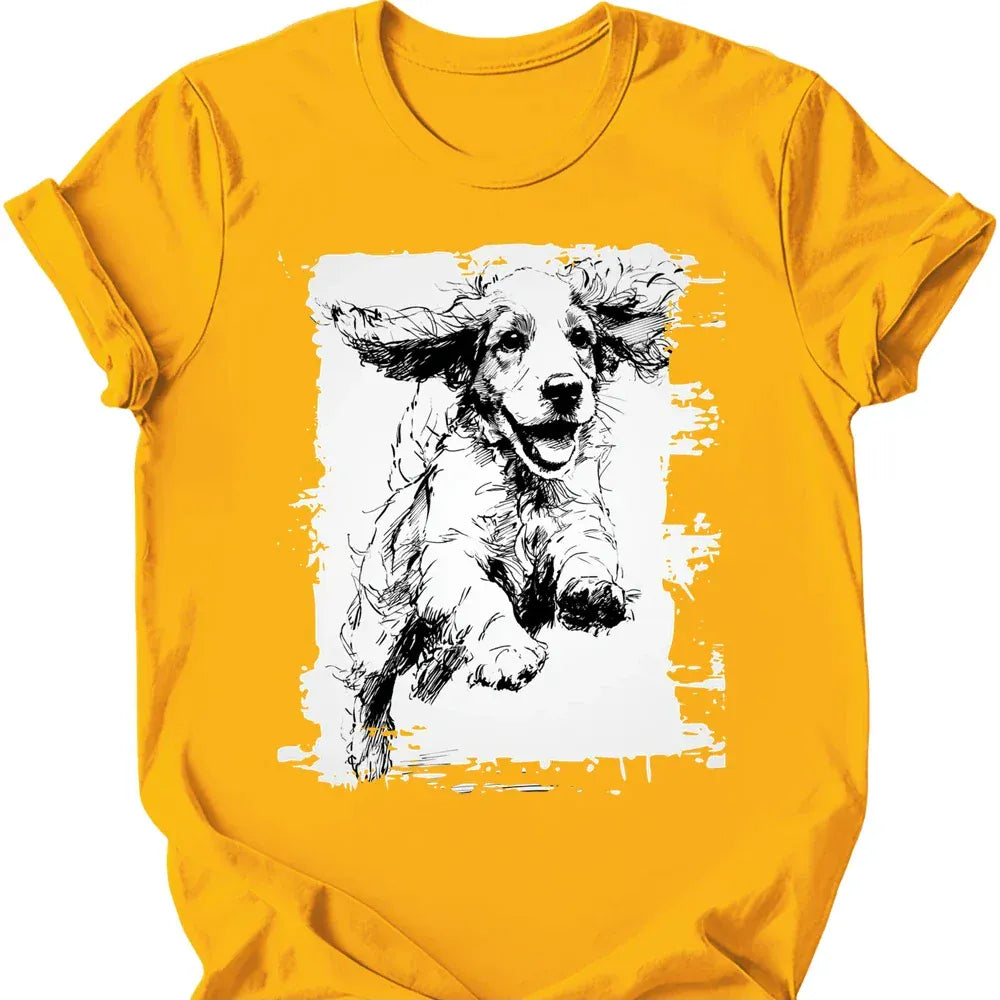 Cocker Spaniel - Running Dog T-Shirt