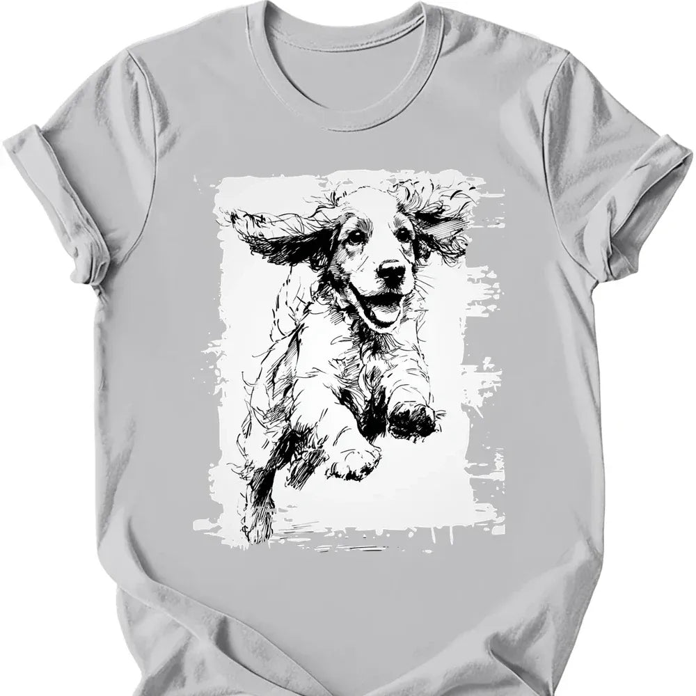 Cocker Spaniel - Running Dog T-Shirt
