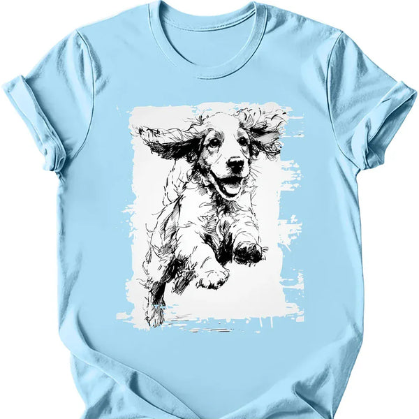 Cocker Spaniel - Running Dog T-Shirt