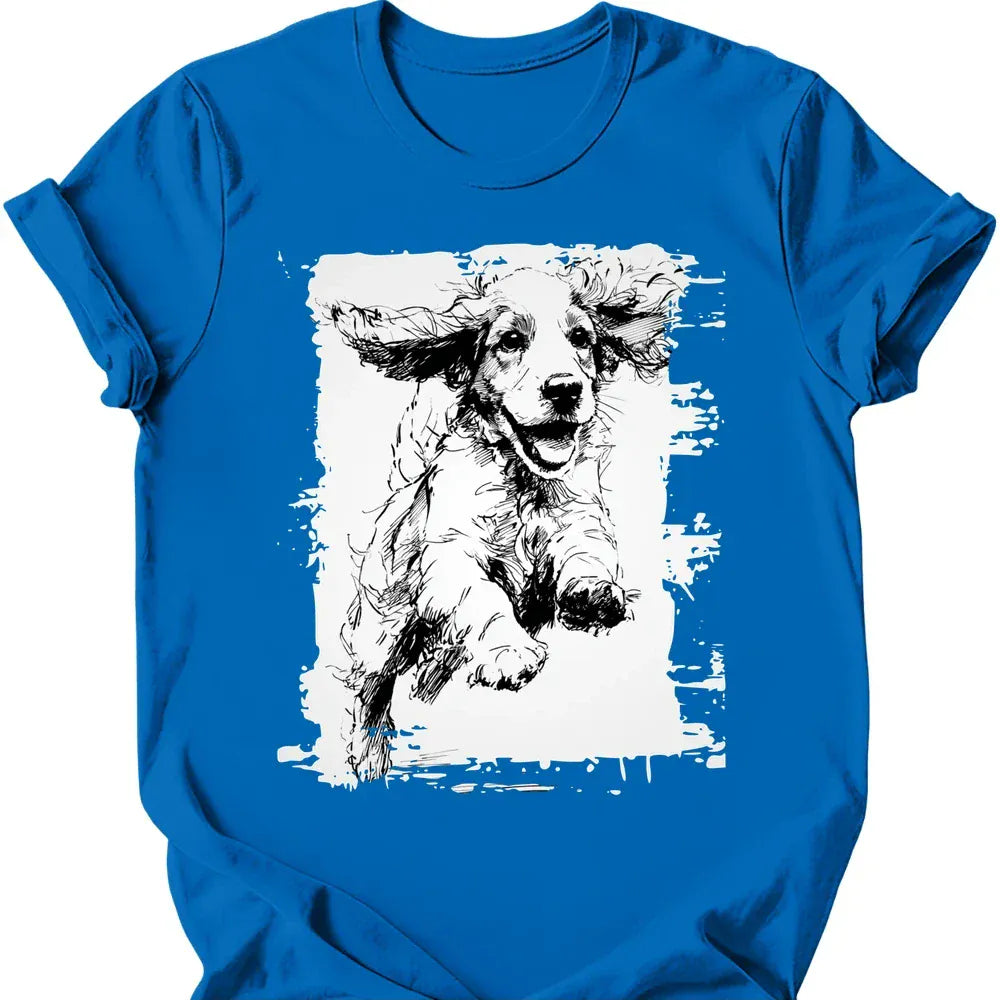 Cocker Spaniel - Running Dog T-Shirt