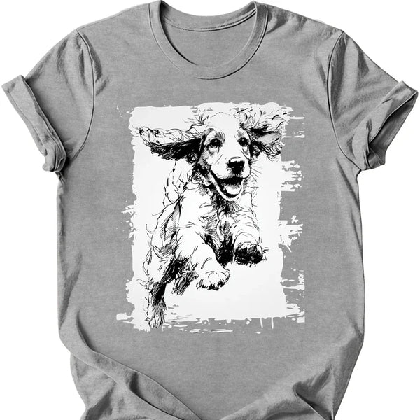 Cocker Spaniel - Running Dog T-Shirt