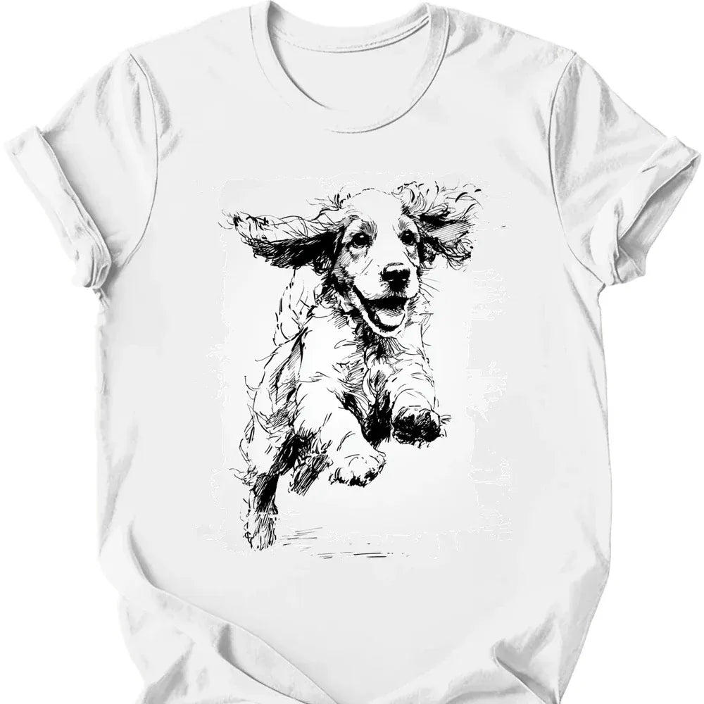 Cocker Spaniel - Running Dog T-Shirt