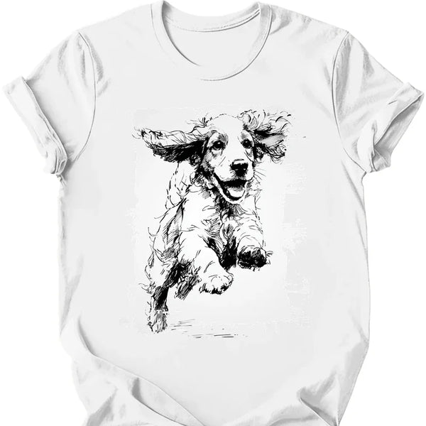 Cocker Spaniel - Running Dog T-Shirt