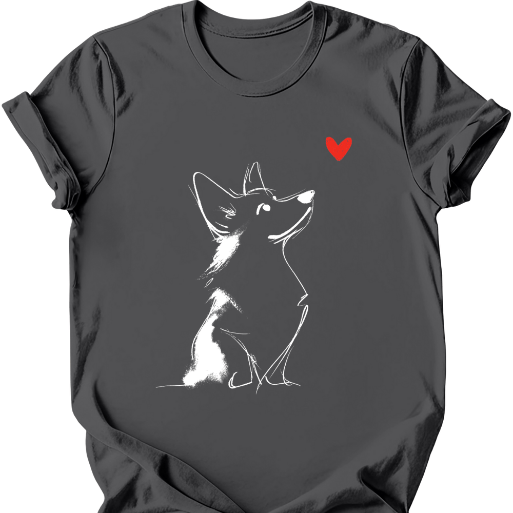 Corgi - Sketch Dog T-Shirt