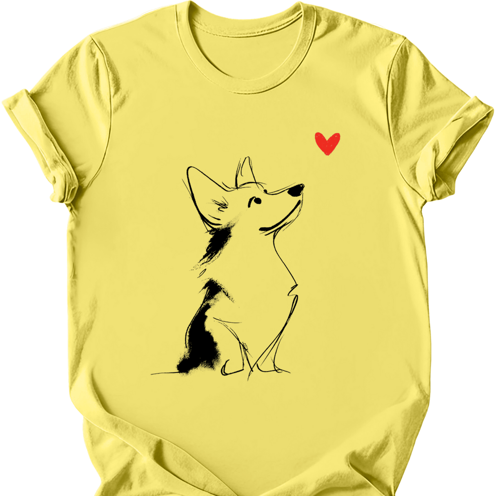 Corgi - Sketch Dog T-Shirt