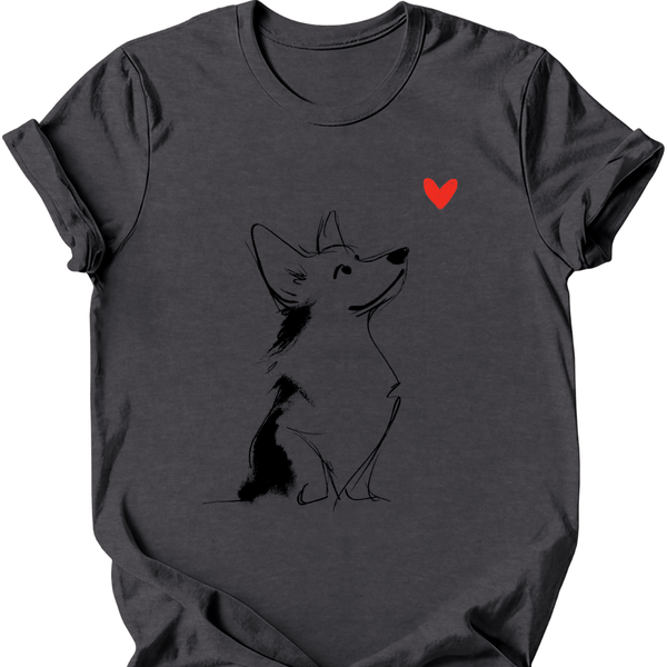Corgi - Sketch Dog T-Shirt