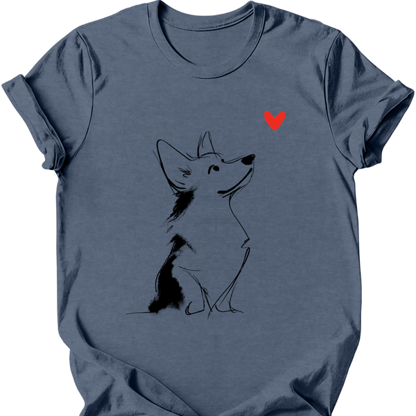 Corgi - Sketch Dog T-Shirt