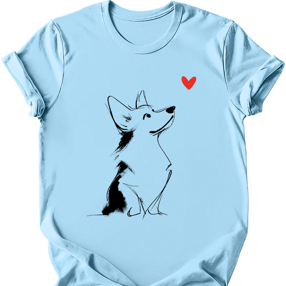 Corgi - Sketch Dog T-Shirt