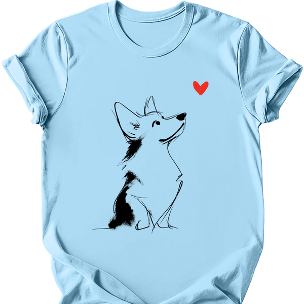 Corgi - Sketch Dog T-Shirt