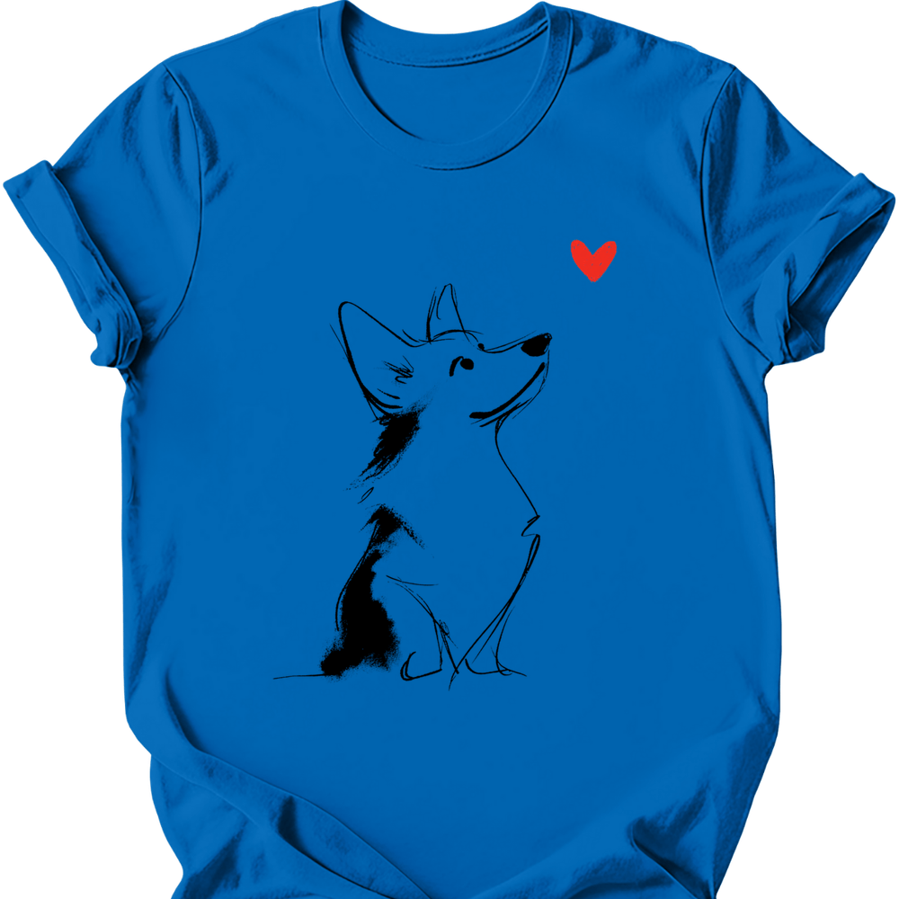 Corgi - Sketch Dog T-Shirt