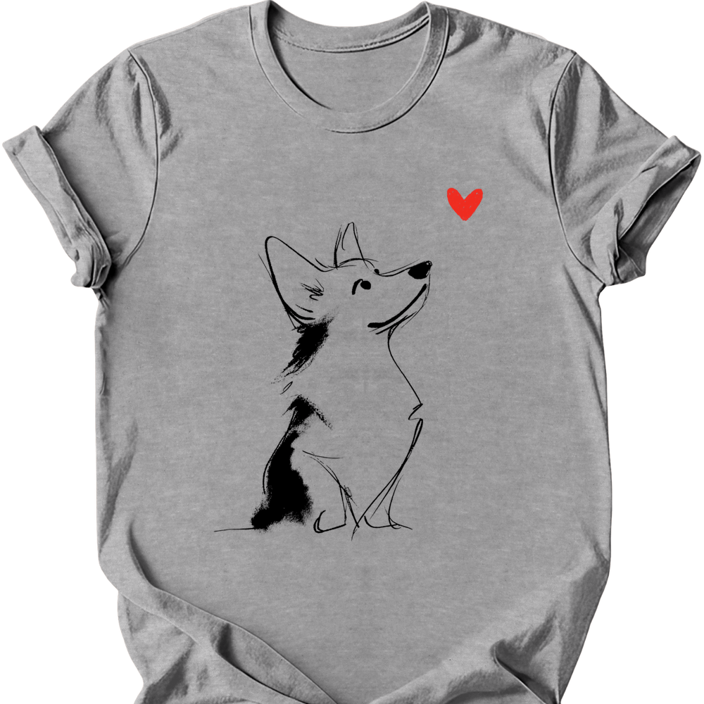 Corgi - Sketch Dog T-Shirt