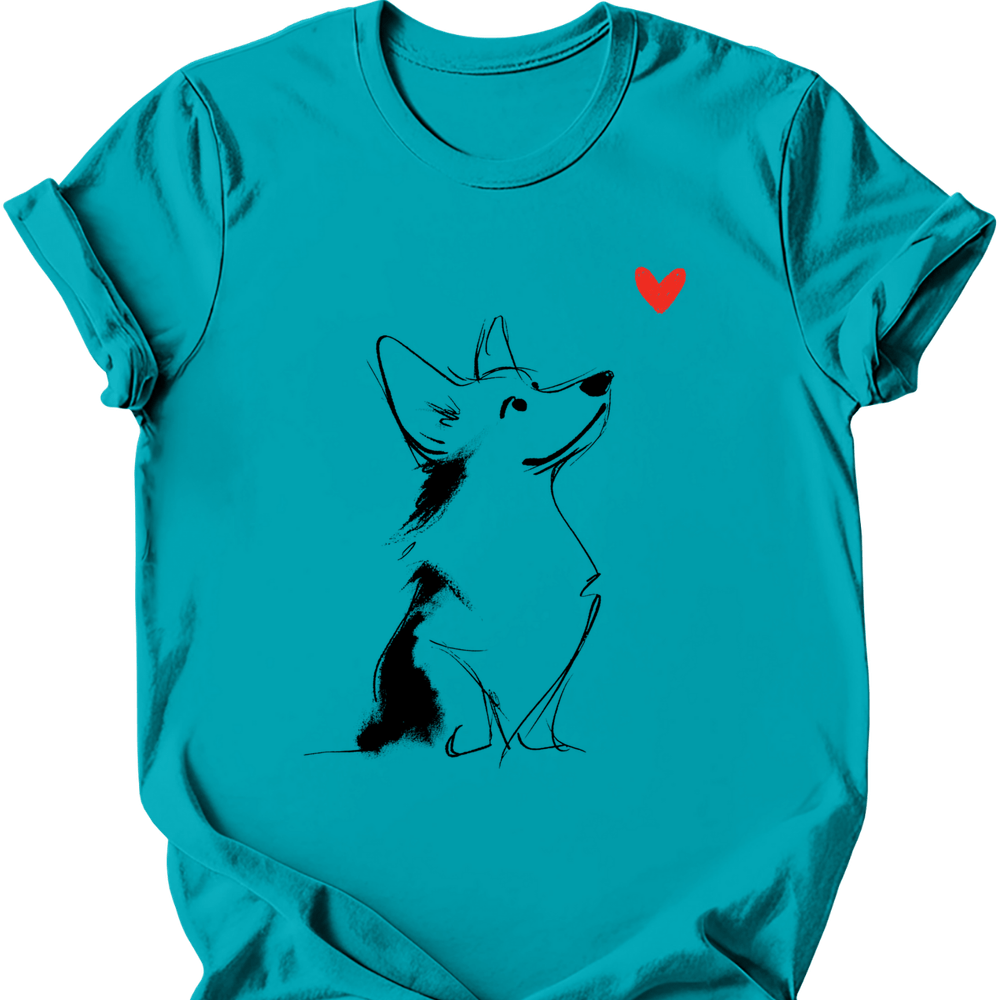 Corgi - Sketch Dog T-Shirt
