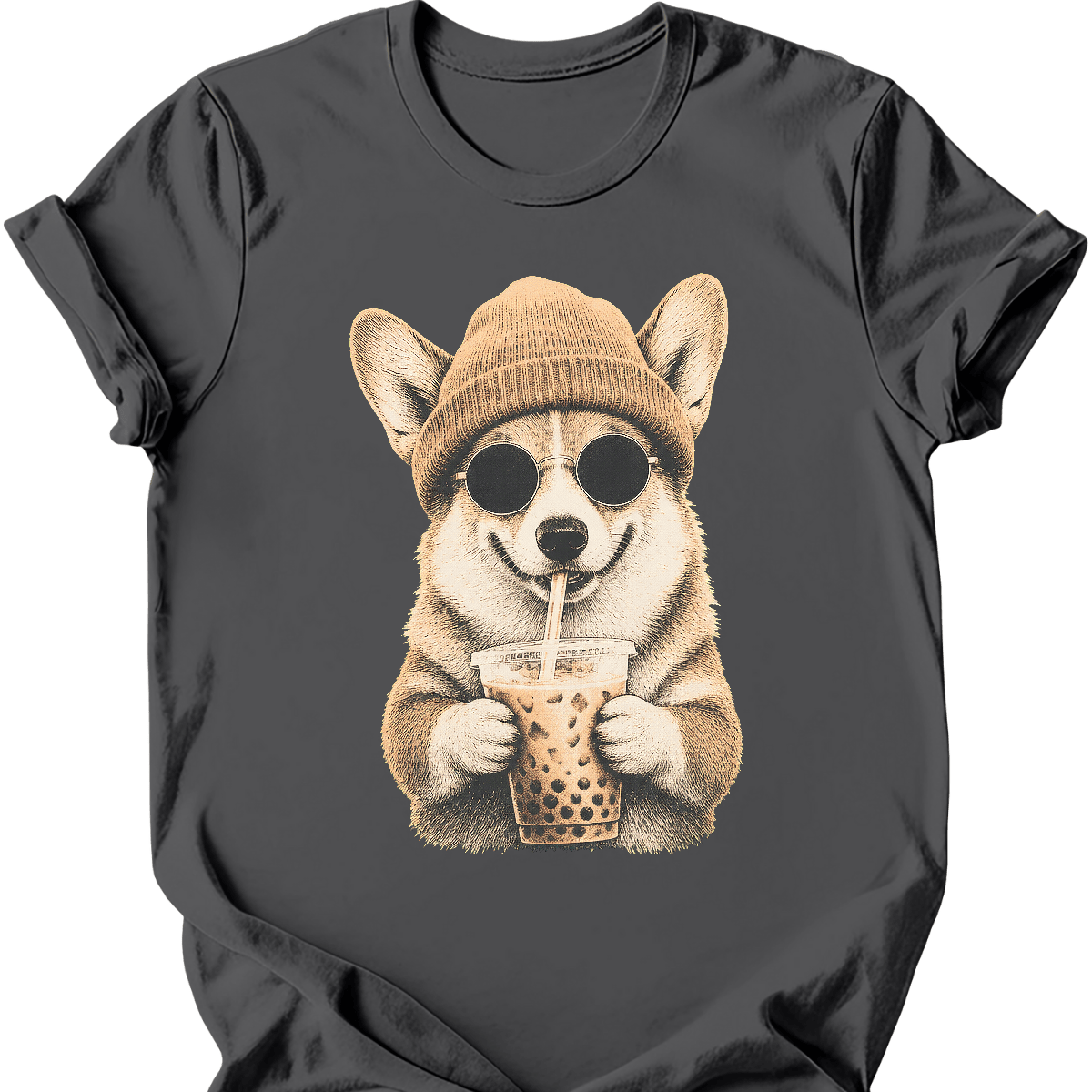Corgi - Hipster Dog T-Shirt Secondary image