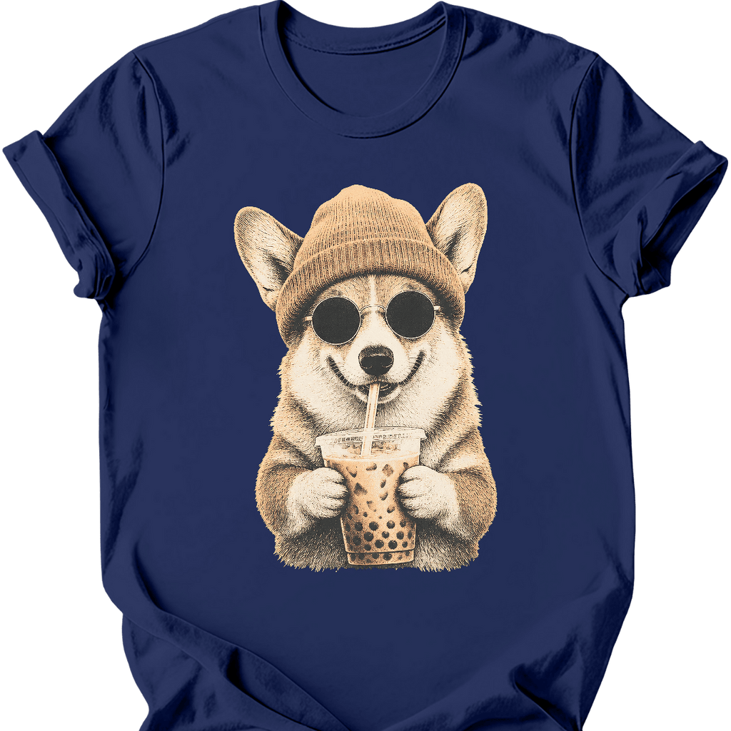 Corgi - Hipster Dog T-Shirt