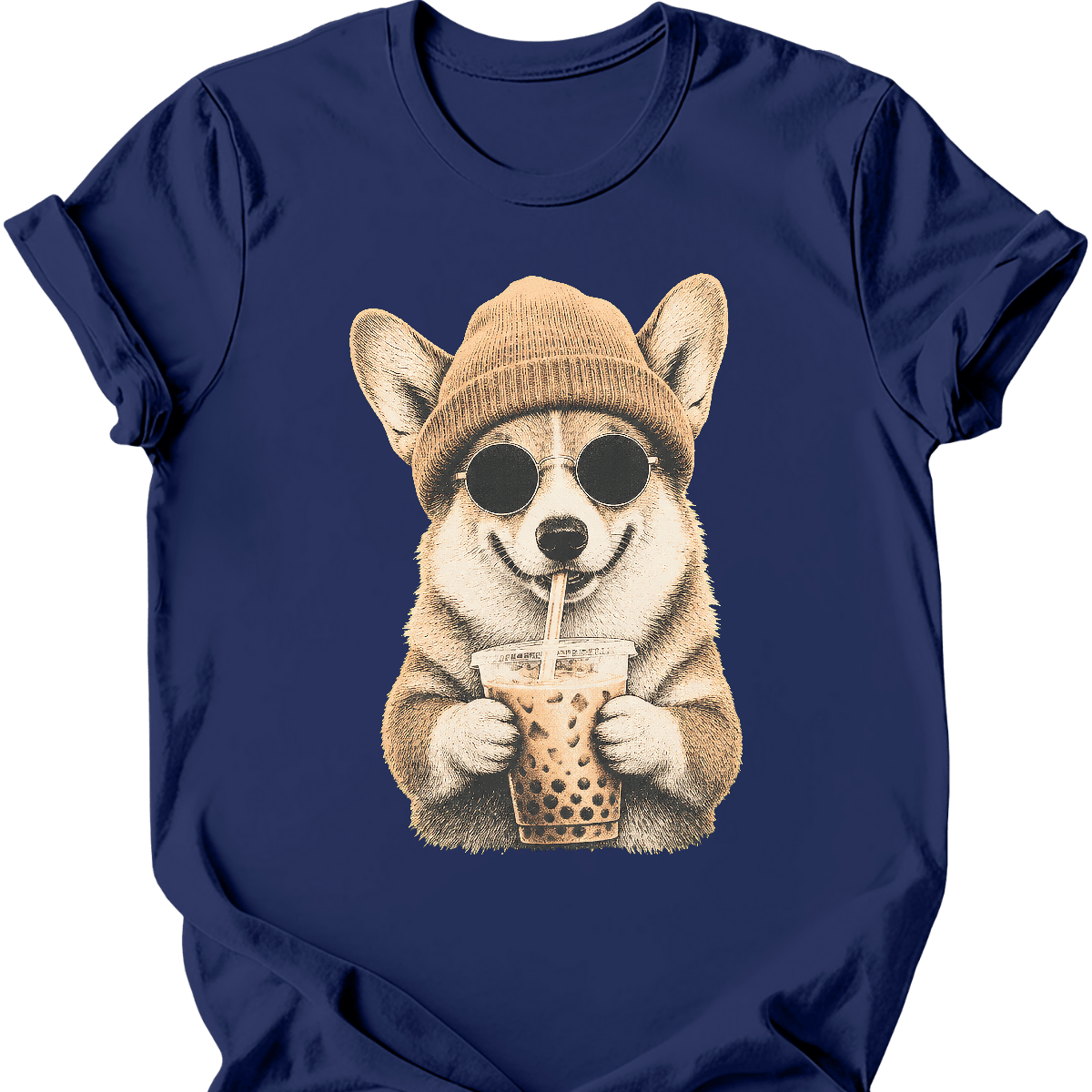 Corgi - Hipster Dog T-Shirt