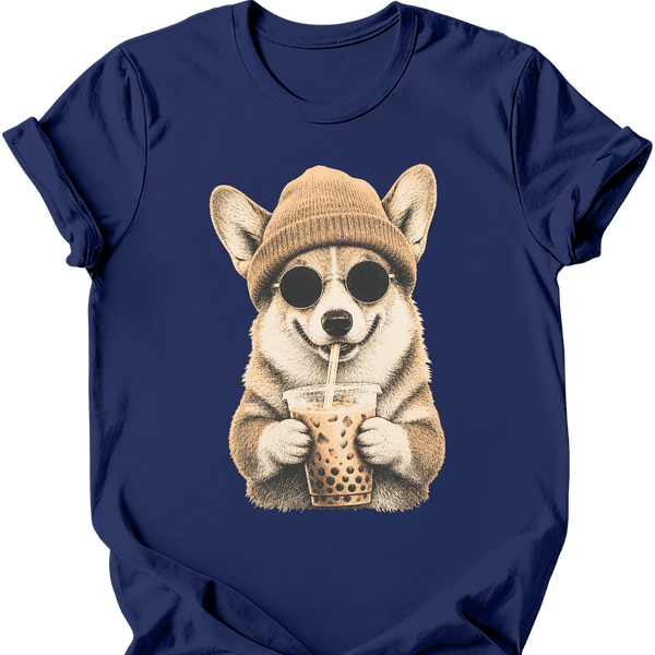 Corgi - Hipster Dog T-Shirt