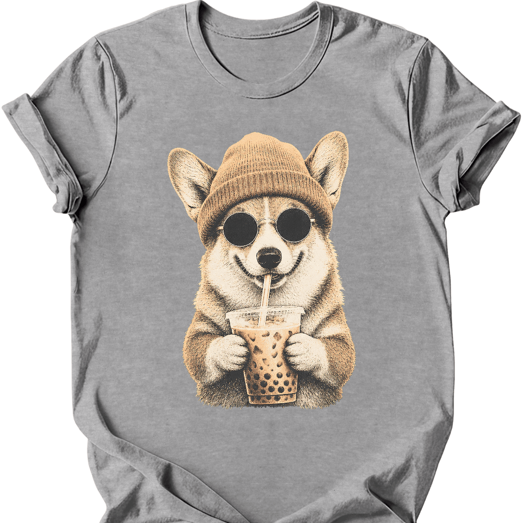 Corgi - Hipster Dog T-Shirt