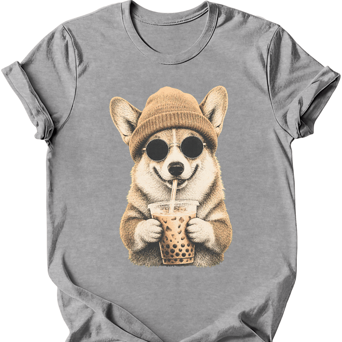 Corgi - Hipster Dog T-Shirt