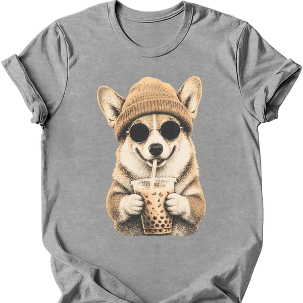 Corgi - Hipster Dog T-Shirt