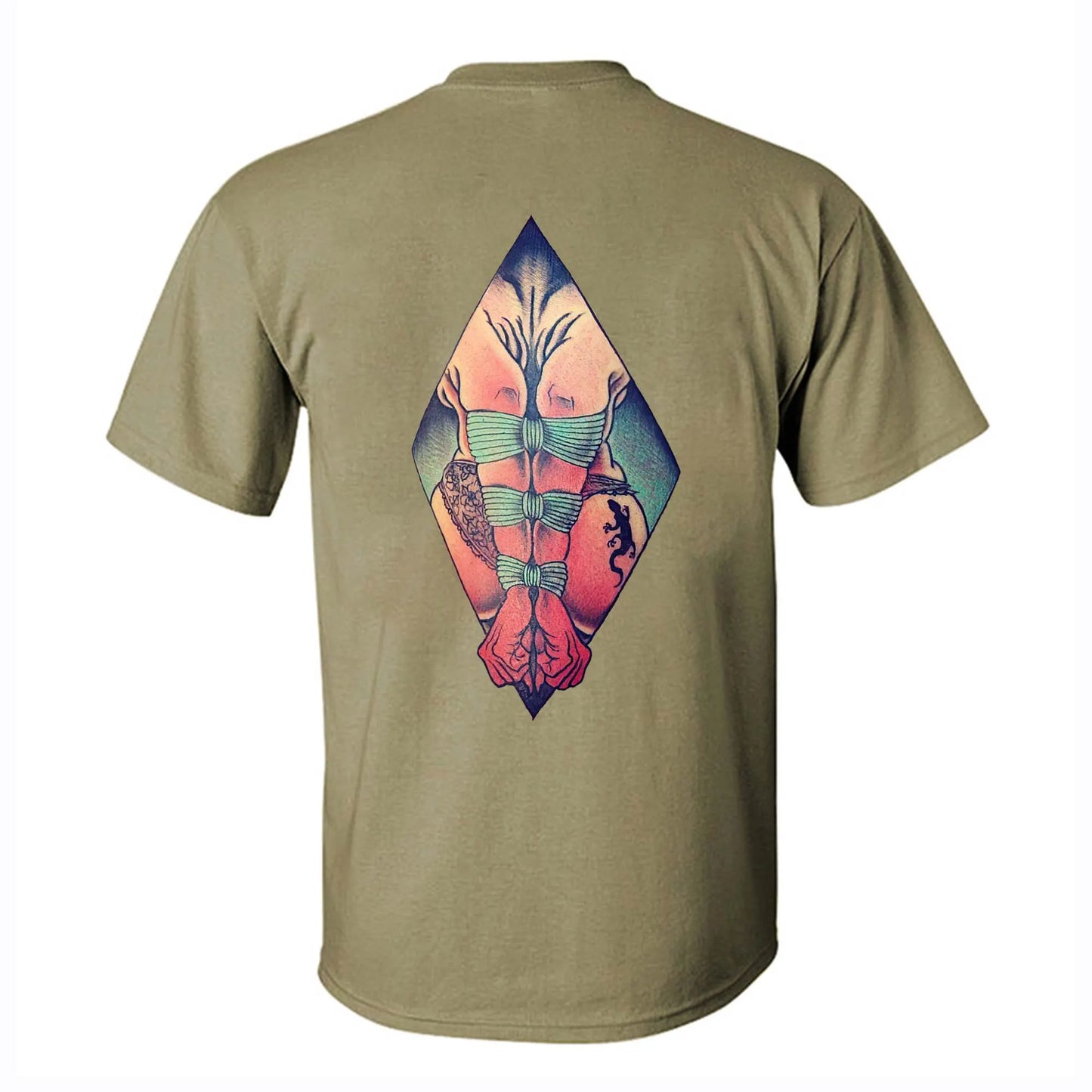 Bondage Nude Printed Men's T-shirt