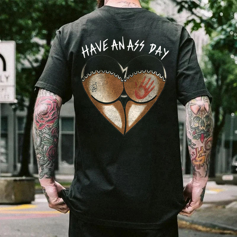 Have An Ass Day Print Men's T-shirt