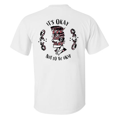 It’s Okay Not To Be Okay Broken Man Print T-shirt