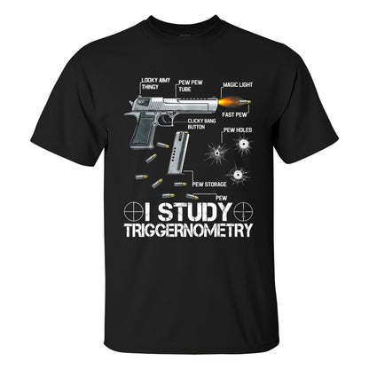 I Study Triggernometry Printed Men's T-shirt