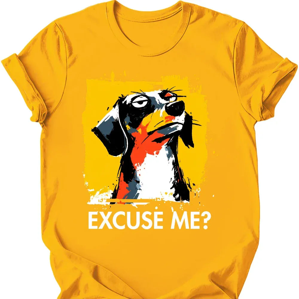 Dachshund - Excuse Me Dog T-Shirt Secondary image