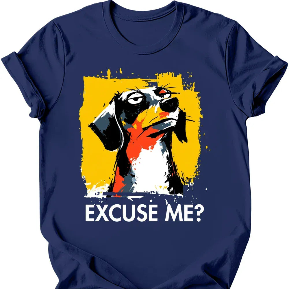 Dachshund - Excuse Me Dog T-Shirt Main image