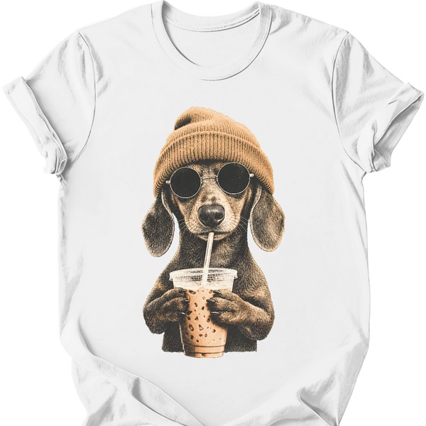 Dachshund - Hipster Dog T-Shirt
