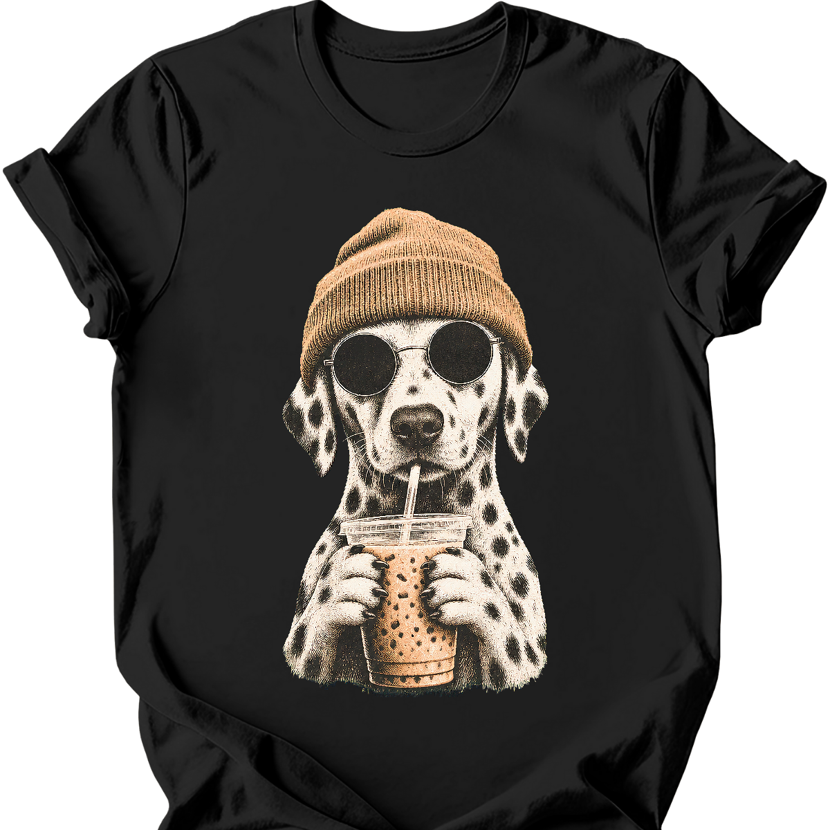 Dalmatian - Hipster Dog T-Shirt Secondary image