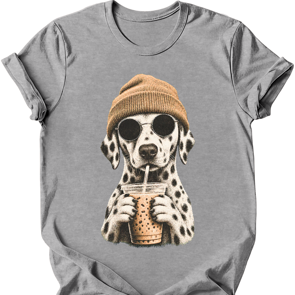 Dalmatian - Hipster Dog T-Shirt Main image