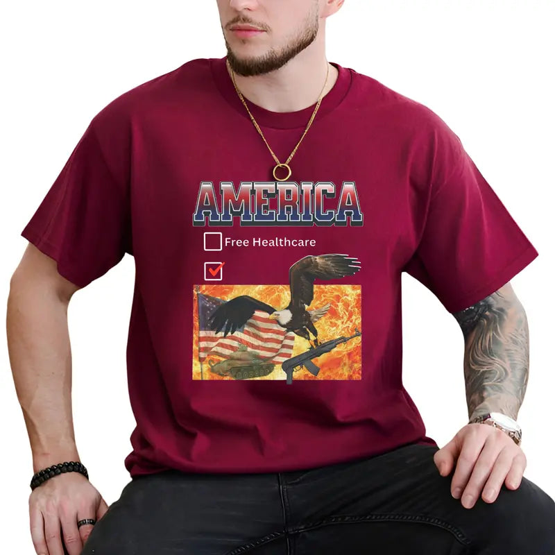 America Chaos Graphic T-Shirt