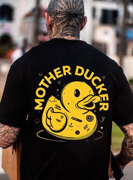 Mother Ducker Printed Men's T-shirt