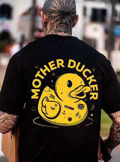 Mother Ducker Printed Men's T-shirt