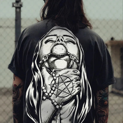 Evil Nun Printed Men's T-shirt