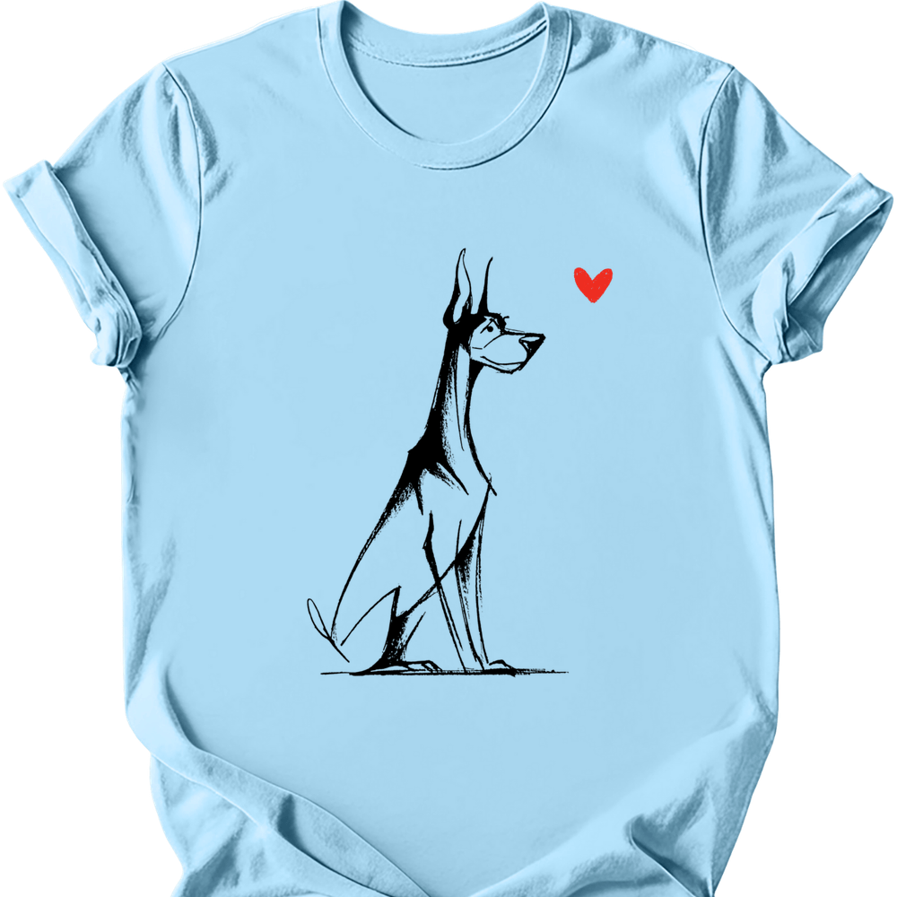 Doberman - Sketch Dog T-Shirt Main image