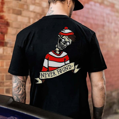 Never Found Printed Men's T-shirt