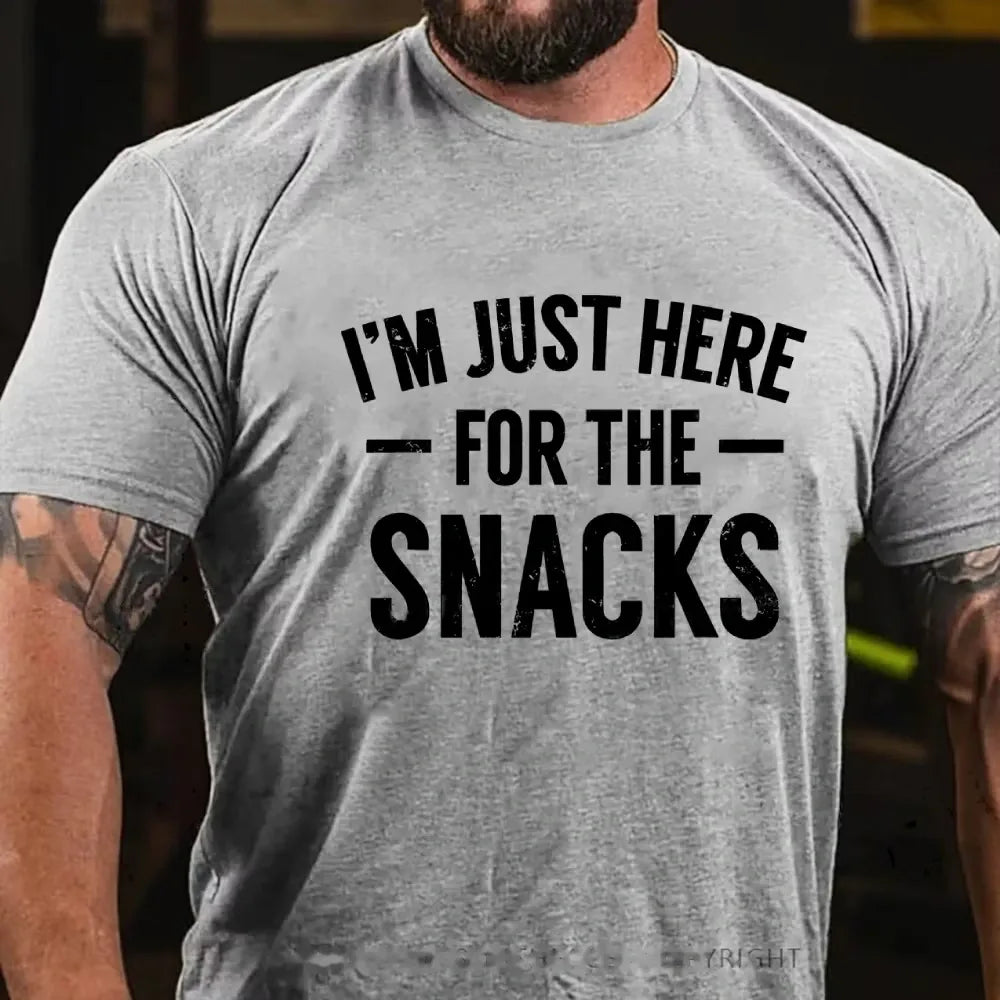 I'm Just Here For The Snacks Graphic T-Shirt