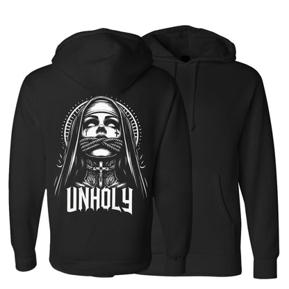 Unholy Nun Printed Men's Hoodie
