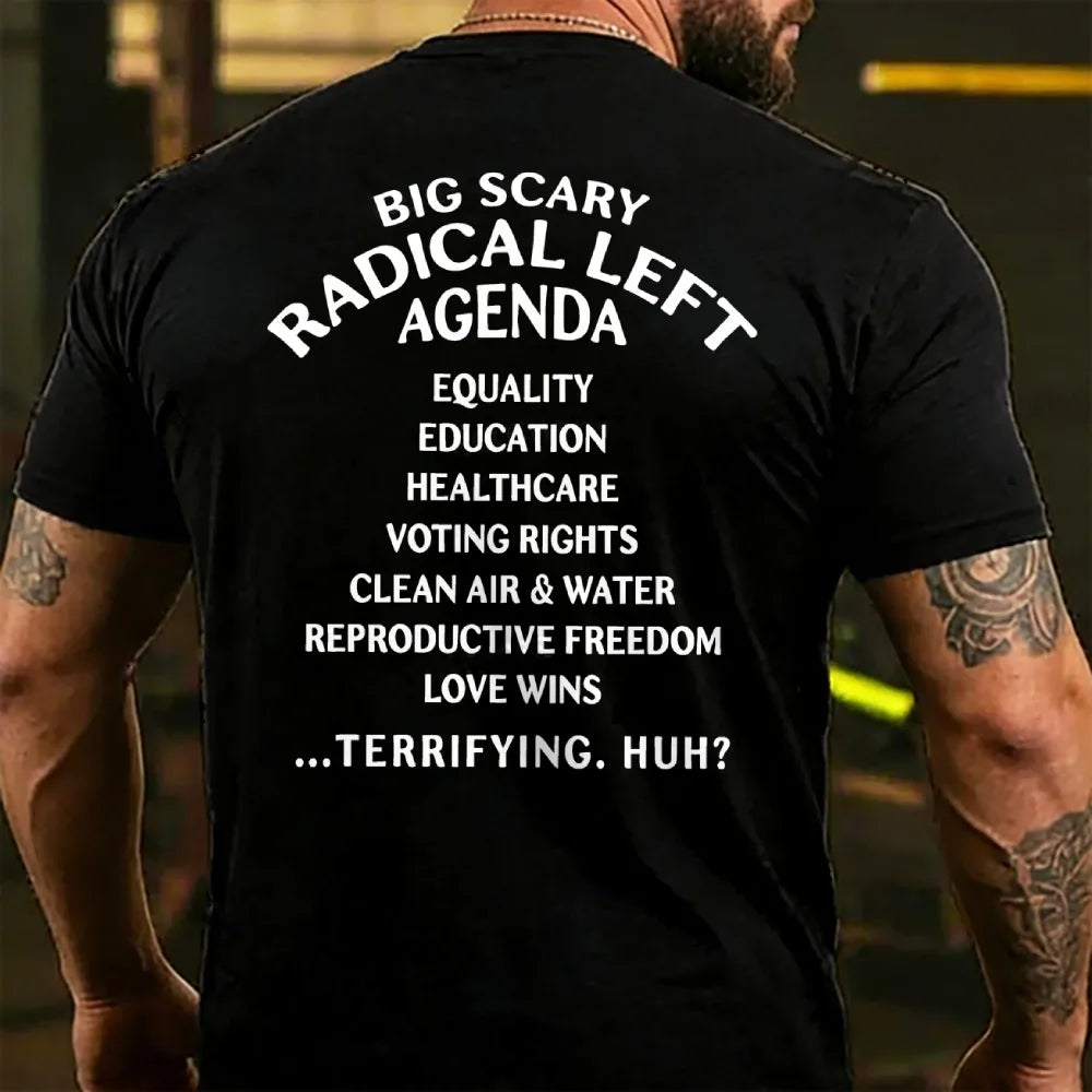 Big Scary Radical Left Agenda Human Rights Activist T-shirts